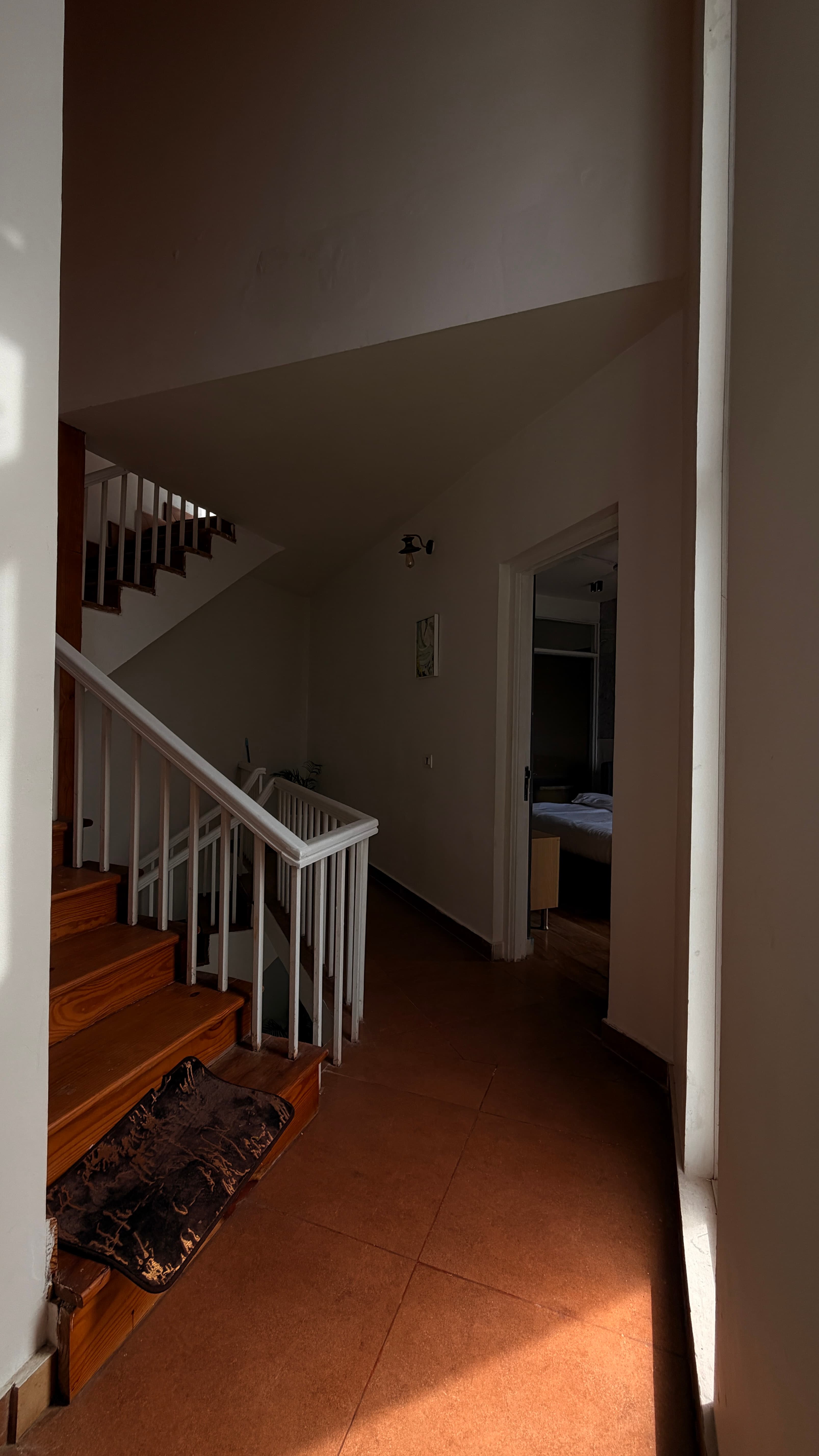 Staircase and hallway